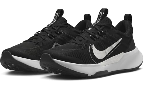 Nike Women's WMNS Juniper Trail 2 Nn Running Shoe, Black White, 7.5