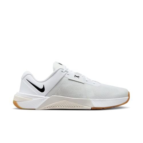 Nike Mens Metcon 10 White/Black/Platinum Tint 9.5 Medium