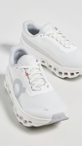 On Women's Cloudmonster 1 Sneakers, White | White, 6 Medium US