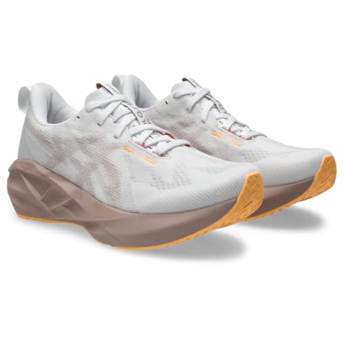 ASICS Women's NOVABLAST 5 Running Shoes, 11, White/Fawn