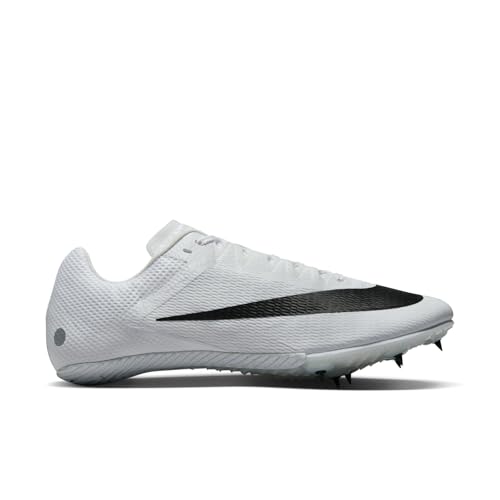 Nike Zoom Rival Sprint Track and Field Shoes nkDC8753 100 (White/Black, us_Footwear_Size_System, Adult, Men, Numeric, Medium, Numeric_8_Point_5), 8.5