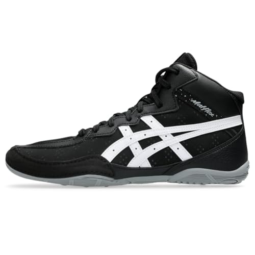 ASICS Men's Matflex 8 Wrestling Shoes, 11, Black/White
