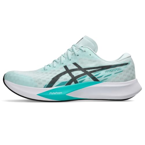 ASICS Women's Hyper Speed 4 Running Shoes, 6, Soothing SEA/Black