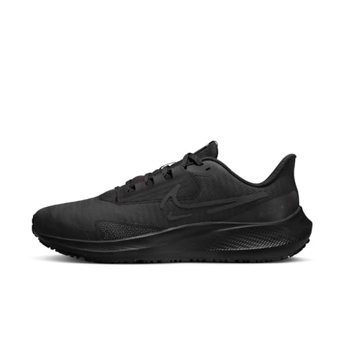 Nike Pegasus 39 Shield Men's Weatherized Road Running Shoes (DO7625-001, Black/Off Noir/Dark Smoke Grey/Black) Size 10