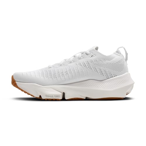 Brooks Women’s Glycerin Flex Neutral Running & Walking Shoe - White/Black/Gum - 8 Medium