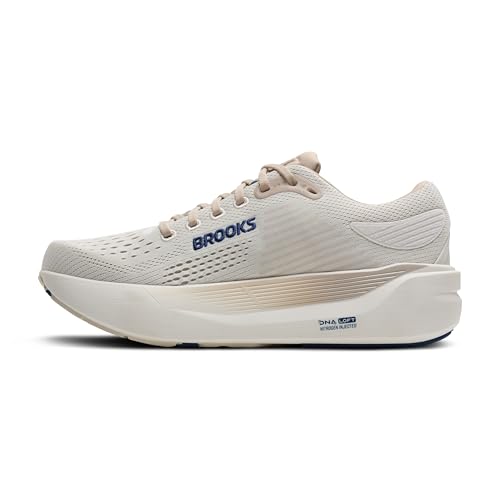 Brooks Men’s Ghost Max 3 Neutral Running & Walking Shoe - Coconut/Chateau/Navy - 10.5 Medium