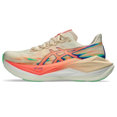 ASICS Unisex SUPERBLAST 3 Running Shoes, 11M / 12.5W, Seashell/Sun Coral