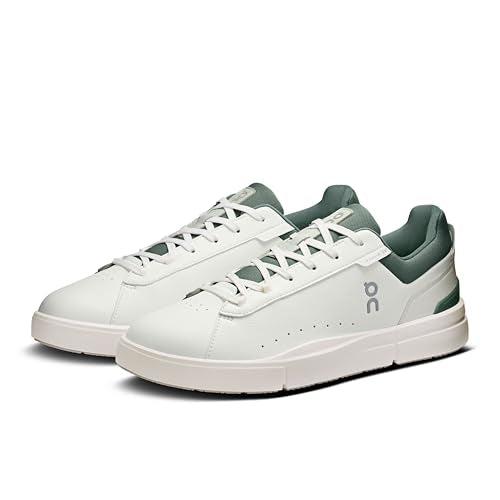 On Men's The Roger Advantage, White/Olive 10.5 M