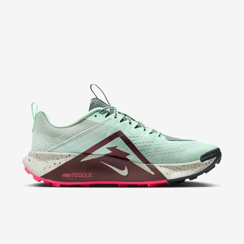 Nike Wildhorse 10 Men's Trail Running Shoes (Mint Foam/Clay Green/Hyper Pink/Seaweed) Size 7