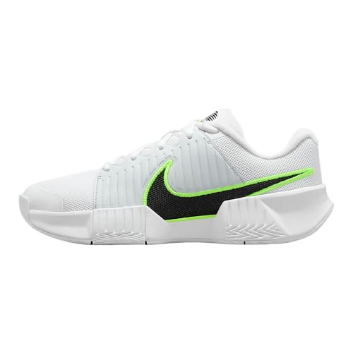Nike GP Challenge Pro Women's Hard Court Tennis Shoes (White/Pure Platinum/Volt/Black) Size 10