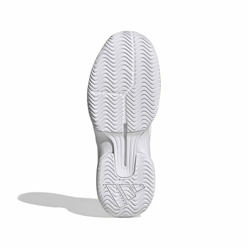 adidas Women's Gamecourt 3 All Court Tennis, WhiteZeroMetallicWhite, 9