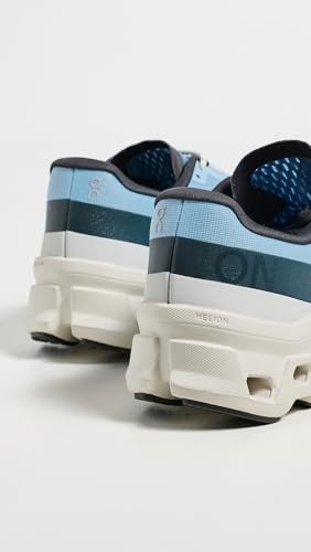 On Women's Cloudmonster 1 Sneakers, Cerulean/Ice, 6 Medium US