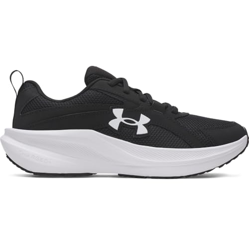 Under Armour Boys' Grade School Charged Assert 11, (001) Black/Black/White, 4.5, US