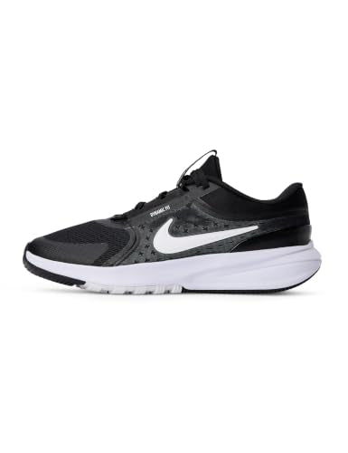 Nike Little Kid's Star Runner 5 Running Shoes, Black/White-White, 2Y
