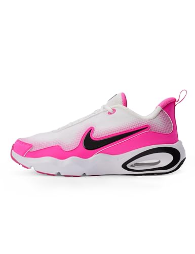 Nike Big Kid's Air Max Nova Shoes, White/Black-Laser Fuchsia, 5.5Y