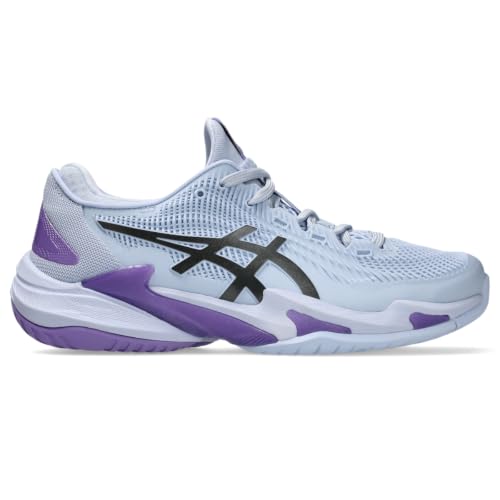 ASICS Women's Court FF 3 Night Energy Tennis Shoes, Blue Fade/Gunmetal, 9