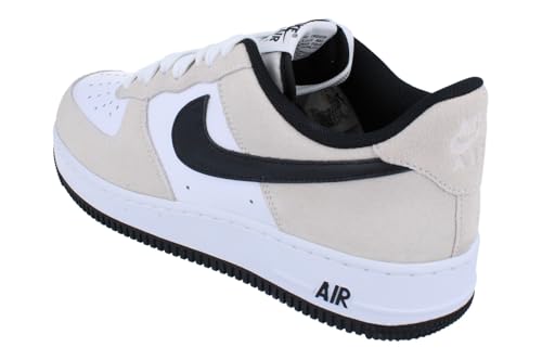 Nike Air Force 1 '07 LV8 Men's Shoes (IB6388-100, White/Black/White) Size 10