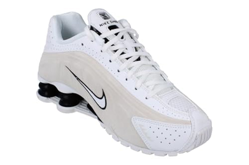 Nike Shox R4 Women's Shoes (Summit White/Light Orewood Brown/Black) Size 6