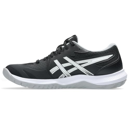 ASICS Women's Gel-Tactic 13 Volleyball Shoes, 8, Black/White