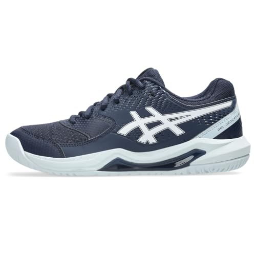 ASICS Women's Gel-Dedicate 8 Trainers, Midnight White, 9 US