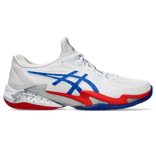 ASICS COURT FF 3 NOVAK Men's All Court Shoes, multicolor (white / blue), 26.0 cm