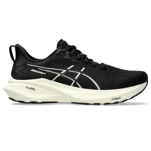 ASICS Women's GT-2000 13 Running Shoes, 9.5, Black/White