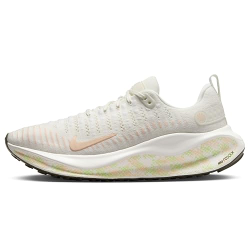 Nike InfinityRN 4 Women's Shoes (HJ7666-133, Sail/Vapor Green/Cargo Khaki/Crimson Tint) Size 6