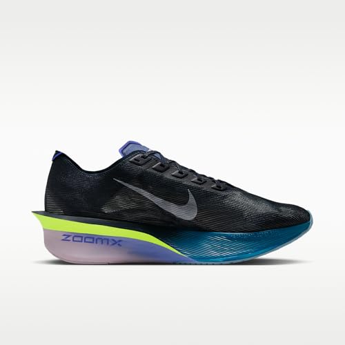Nike Vaporfly 4 Men's Road Racing Shoes (Obsidian/Persian Violet/Green Abyss/White) Size 12
