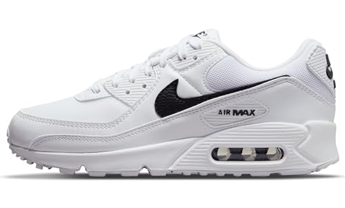 Nike Air Max 90, Men's Running Shoes, White Black White, 7 US