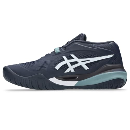 ASICS Men's Gel-Resolution X Tennis Shoes, 9, Midnight/White