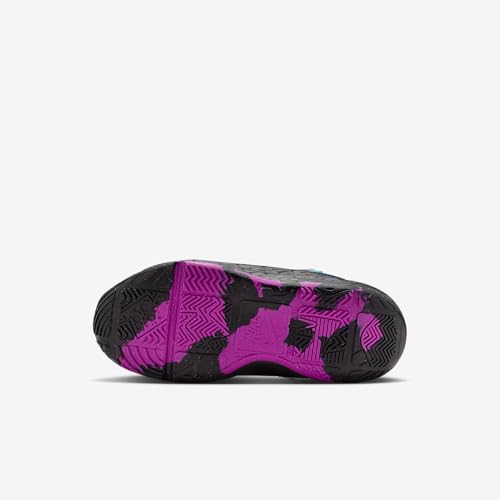 Nike Team Hustle D 12 Little Kids' Shoes (Blue Void/Black/Green Strike/Vivid Purple) Size 13
