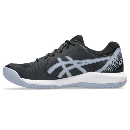 ASICS Men's Gel-Dedicate 8 Tennis Shoes, 9, Black/Grey Blue