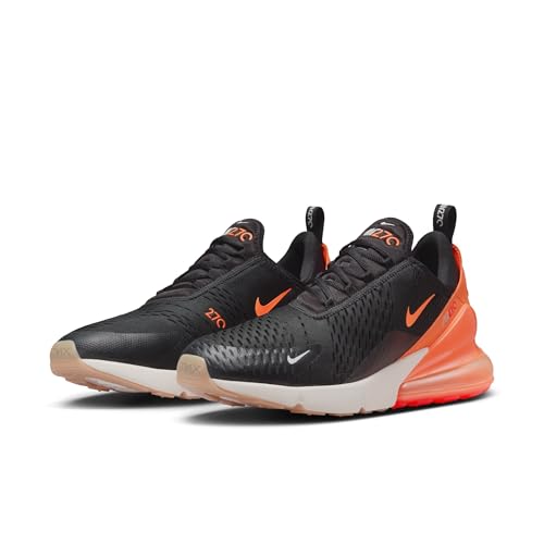Nike Air Max 270 Men's Shoes (AH8050-030, Black/Bright Crimson/Phantom/Total Orange) Size 7.5