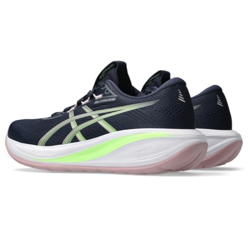 ASICS Women's Gel-Cumulus 28 Running Shoes, 7.5, Midnight/Illuminate Green
