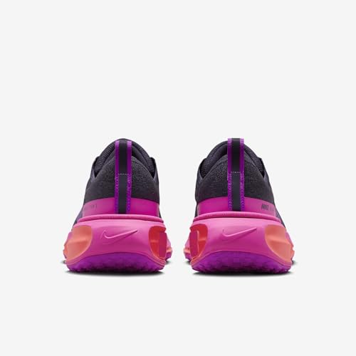 Nike Invincible 3 Women's Road Running Shoes (DR2660-501, Dark Raisin/Hot Punch/Laser Fuchsia/Hyper Violet) Size 10