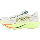 Hoka Men's Mach 7 Sneaker, Frost/Neon Yuzu, 11