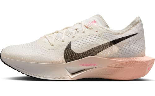 Nike Women's Vaporfly 3 Competition Running Shoes, Sail Black Crimson Tint Guava Ice, 10