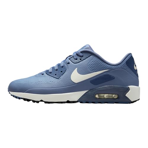 Nike Air Max 90 G Golf Shoes (Ashen Slate/Diffused Blue/Sail) Size 8