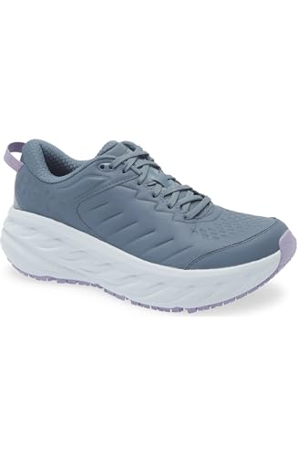 Hoka Women's Bondi Slip Resistant Faded Navy/Berry Patch 8.5 Medium