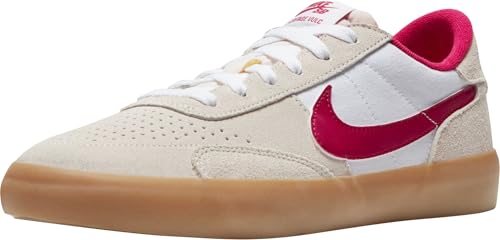 Nike Men Sb Heritage Vulc Summit Skateboarding Shoe, White/Red, 9 UK