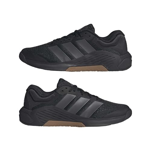 adidas Men's Dropset 4 Power Trainer M, Black/Grey/Black, 8.5