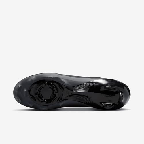 Nike Vapor Speed 3 Football Cleats (FB3303-002, Black/Dark Grey/Black) Size 12