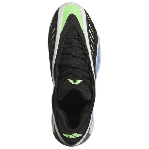 adidas Men's Anthony Edwards 1 Low Top Basketball Shoes Blue Fusion/Zero Metallic/Lime Burst 10.5 Medium