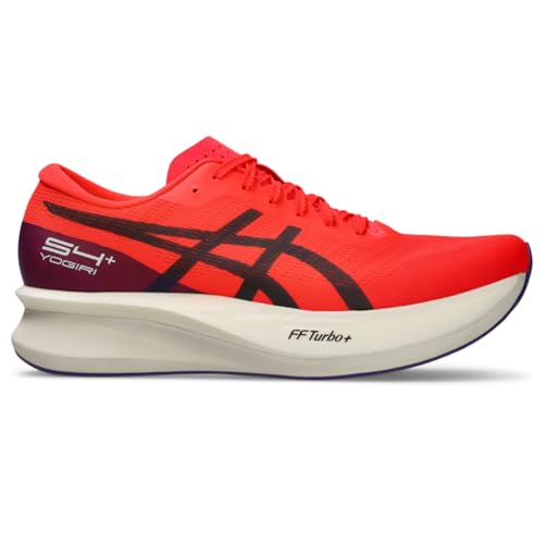 ASICS Unisex METASPEED SP 2 Track & Field Shoes, 13M / 14.5W, Flash RED/Carrier Grey