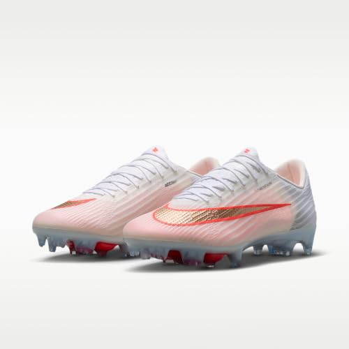 Nike Mercurial Superfly 11 Elite Firm-Ground Low-Top Soccer Cleats (White/Bright Crimson/Blur) Size 7.5