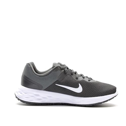 Nike Men's Revolution 5 Flyease Running Shoe, Iron Grey White Smoke Grey Black Lt Smoke Grey, 8.5