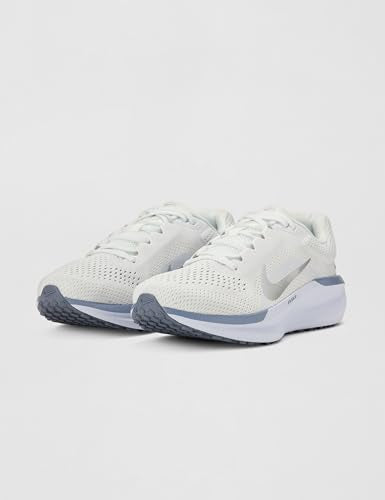 Nike Women's Winflo 11 Road Running Shoes, Summit White/Metallic Silver, 9.5