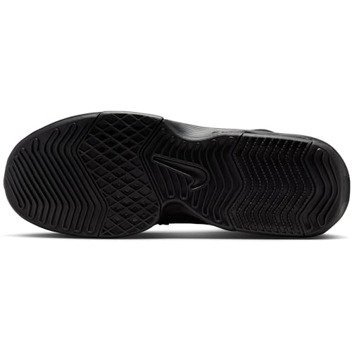 Nike Men's Basketball Shoes, Black White Volt, 9.5 US