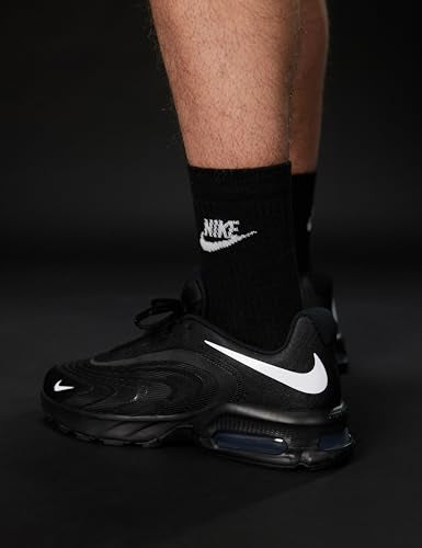 Nike Men's Air Max Fire Lifestyle Shoes, Black/White, 10