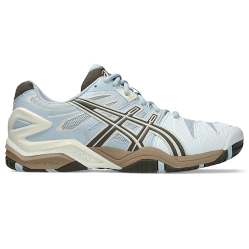 ASICS Unisex Gel-Resolution 5 Sportstyle Shoes, 11.5M / 13W, Storm Cloud/Sepia Brown